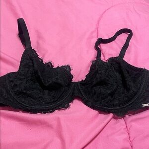 PINK Victoria's Secret Black Lace Bra